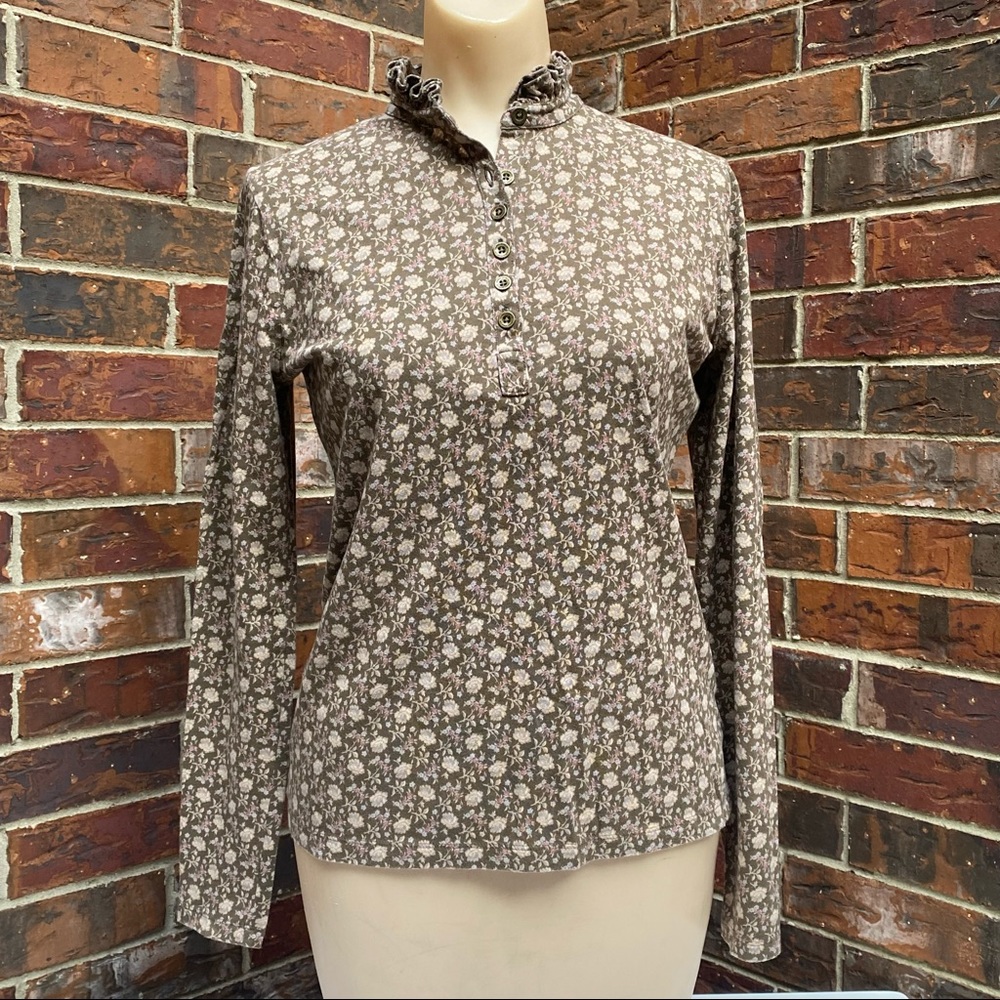 Lauren Jeans Co. Women’s Floral Long Sleeve Top Size S